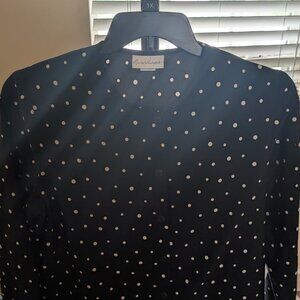 Gloria Vanderbilt Black & White  Size 14 Shirt